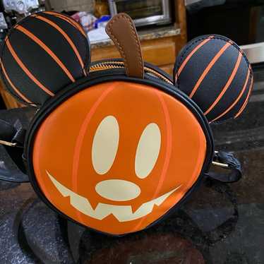 Disney Pumpkin Mickey Mouse Halloween Purse