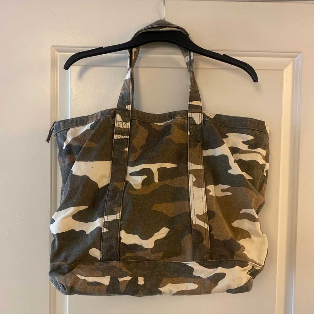 Brand New Herschel Supply Co. Canvas Camo Tote Bag - image 2