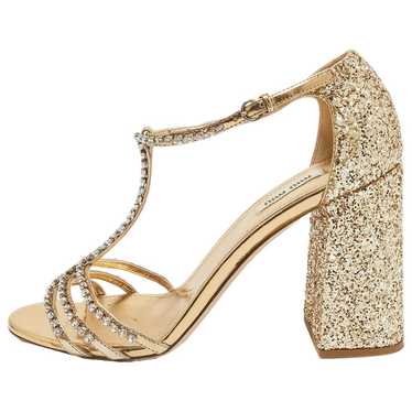 Miu Miu Patent leather sandal