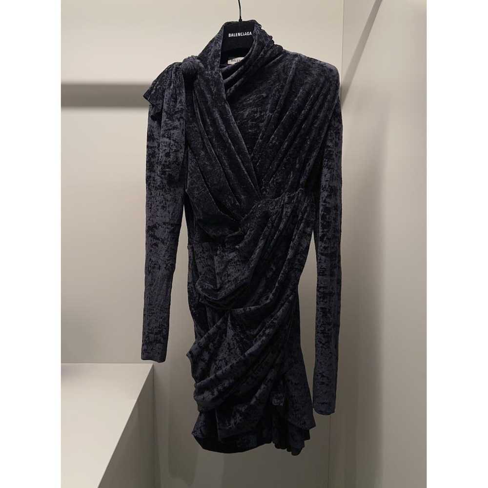 Balenciaga Velvet mini dress - image 2