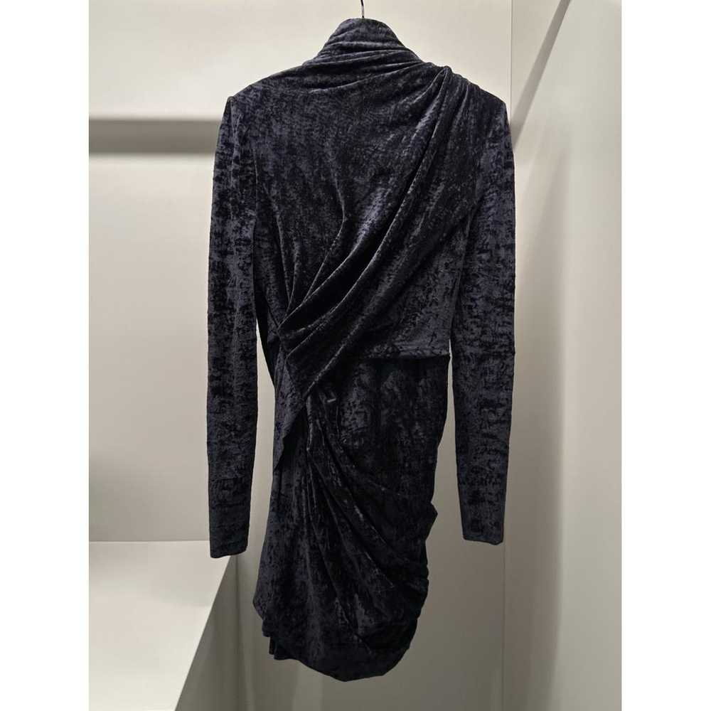 Balenciaga Velvet mini dress - image 4