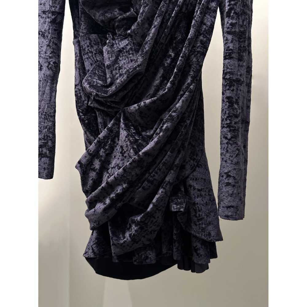 Balenciaga Velvet mini dress - image 9