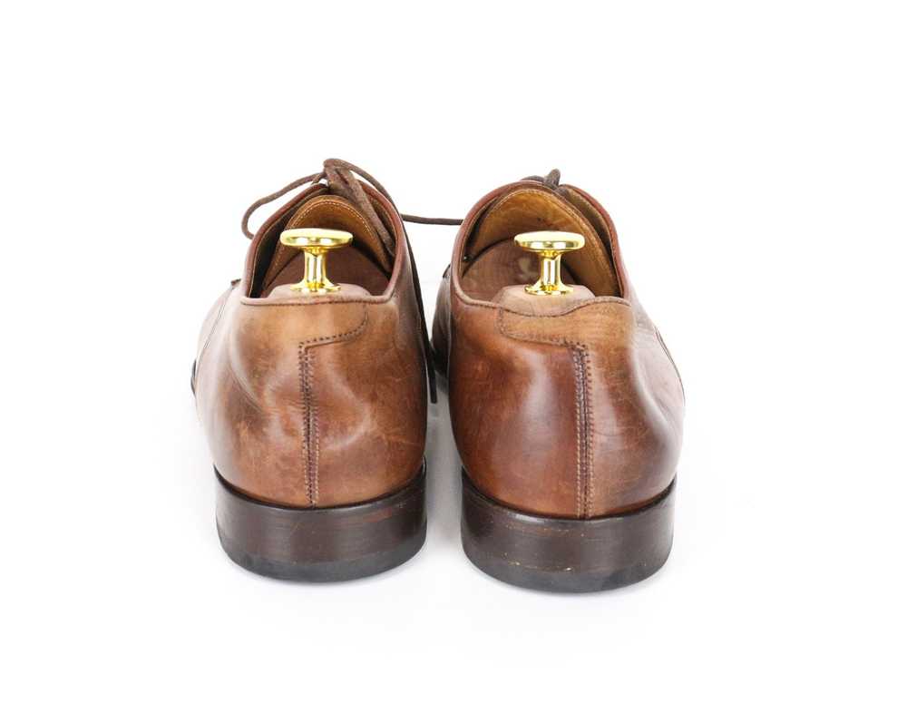 Suitsupply EU43 Brown Leather Low-Top Formal Shoe… - image 3