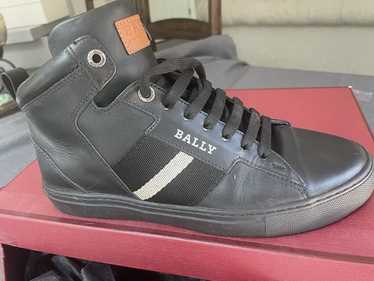 スニーカー BALLY SS25 (WK00BF TE078U001) BALLY (バリー) ニット 異素材 ハイカットスニーカー BY6228451