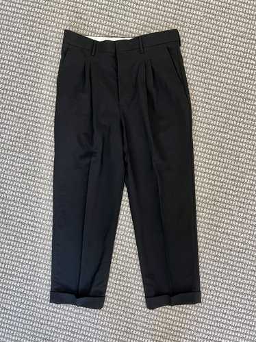 AMI Wool Carrot Fit Trousers