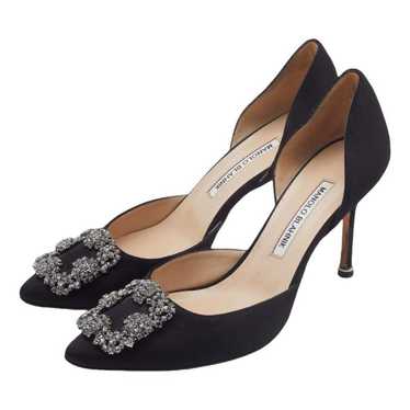 Manolo Blahnik Hangisi cloth heels