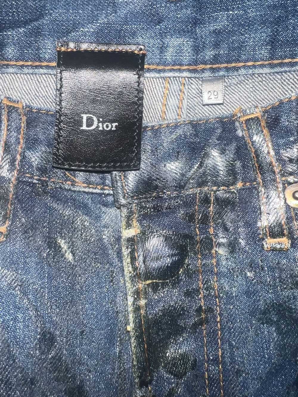 Dior Dior Homme AW06 Waxed Clawmark Denim - image 3