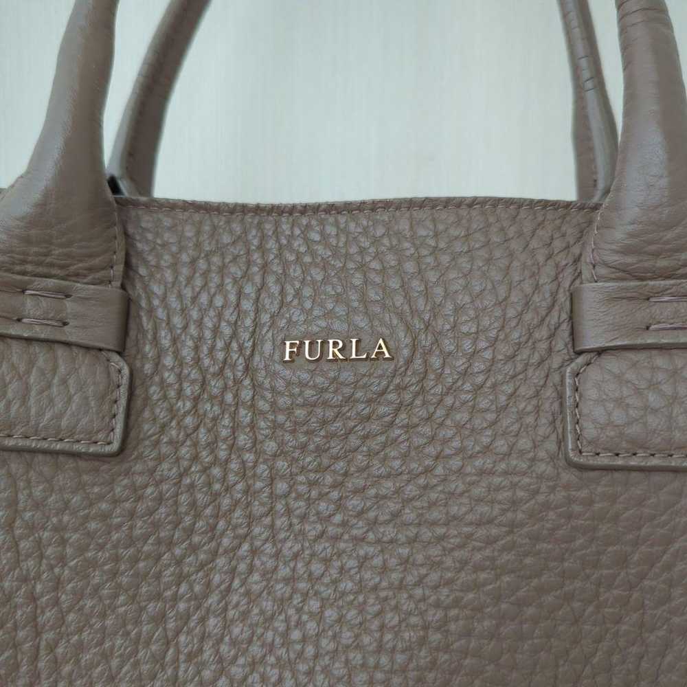 FURLA Tote Bag Hobo Beige Leather Shibo Leather - image 2