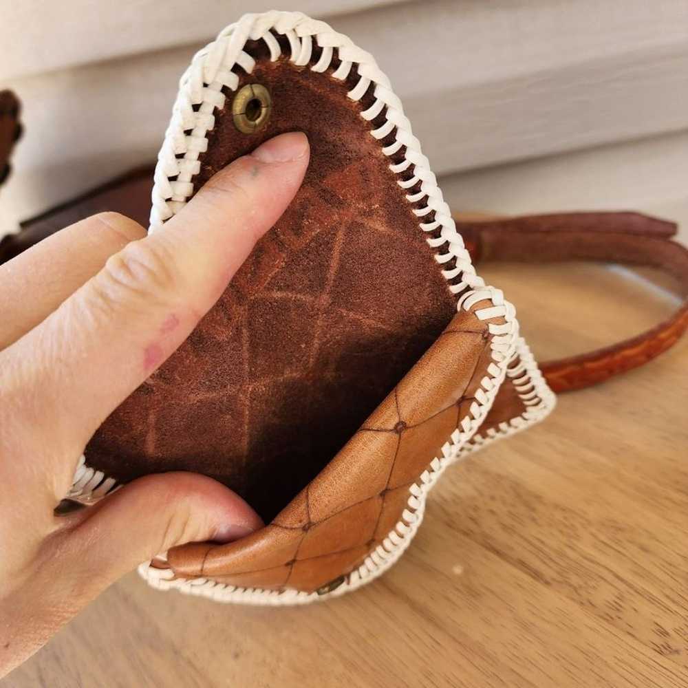 Handmade Leanna leather mini shoulder bag - image 11