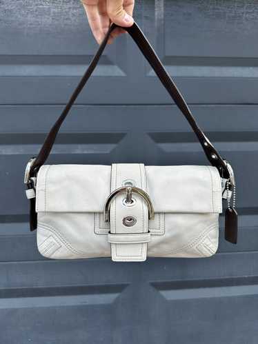 Coach Vintage Y2k Coach White Soho Buckle Shoulder