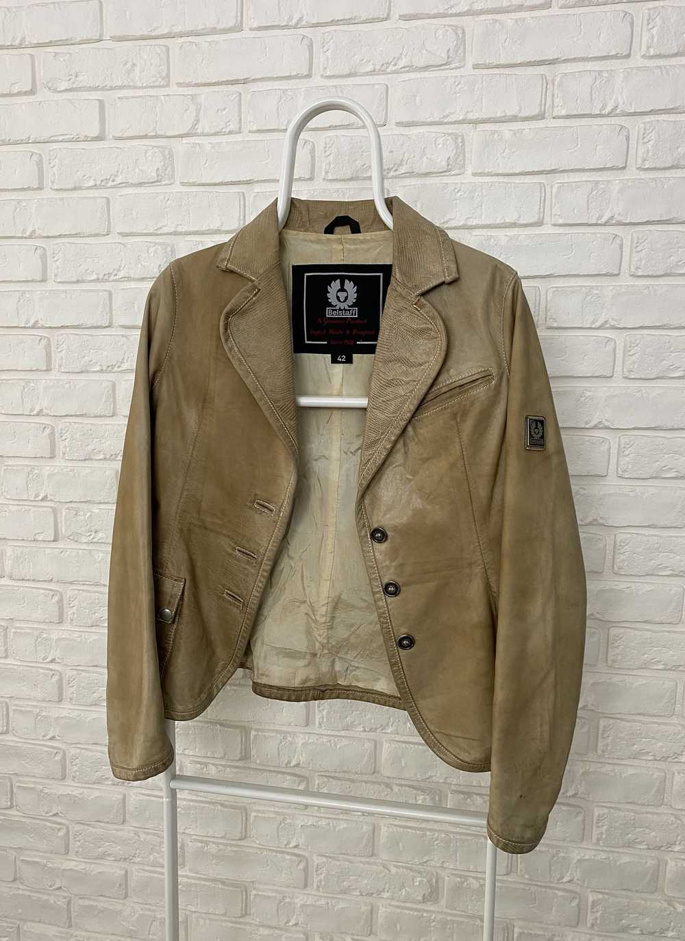 Belstaff × Vintage Belstaff Wmns Leather Jacket B… - image 1