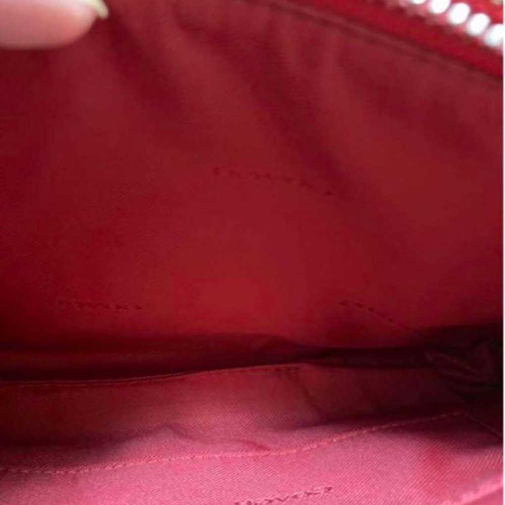 Old Coach COACH red leather shoulder bag across t… - image 9