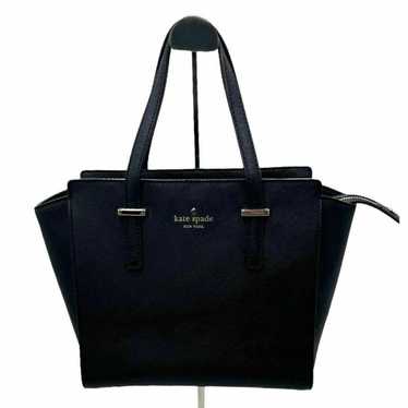 Kate Spade 2WAY Handbag Leather Shoulder Bag Black - image 1