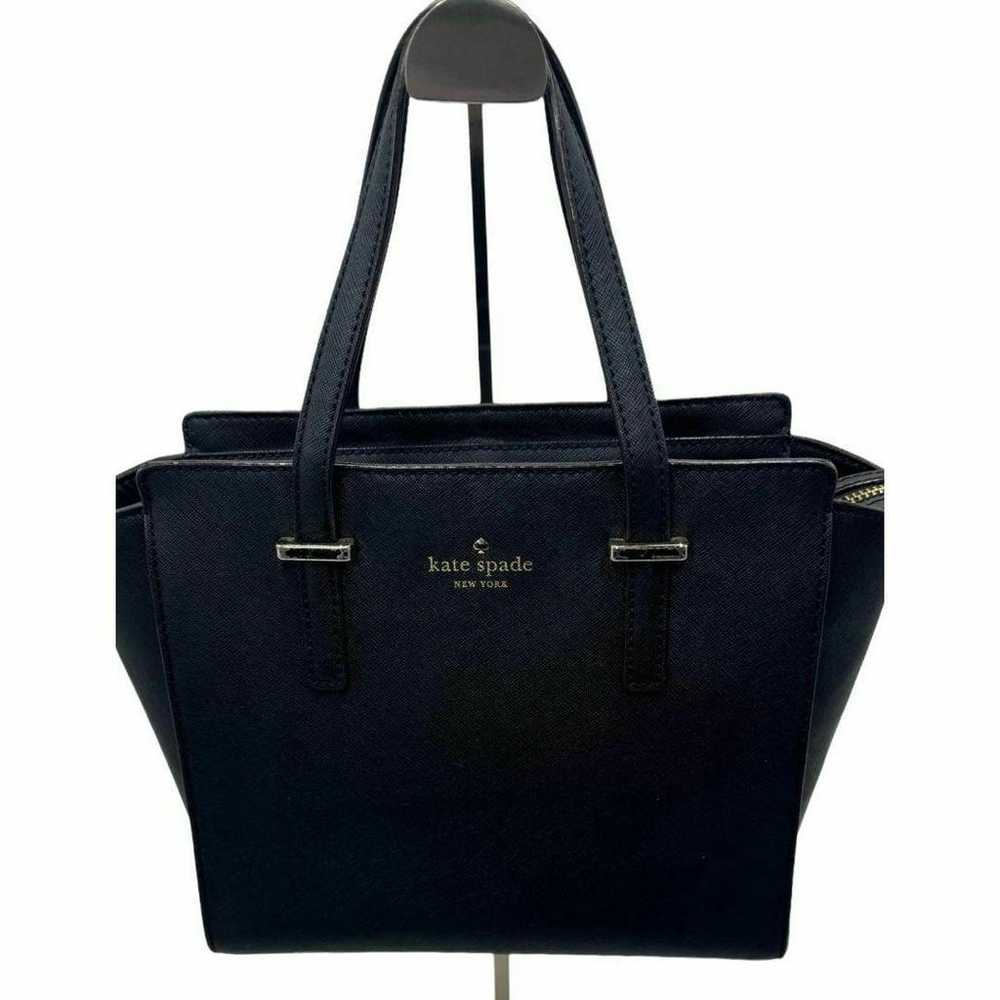 Kate Spade 2WAY Handbag Leather Shoulder Bag Black - image 2