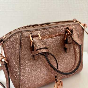 MICHAEL KORS Glitter Shoulder Bag Pink