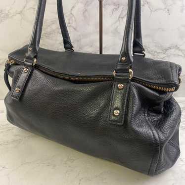 kate spade Genuine Leather Handbag Black (Black)