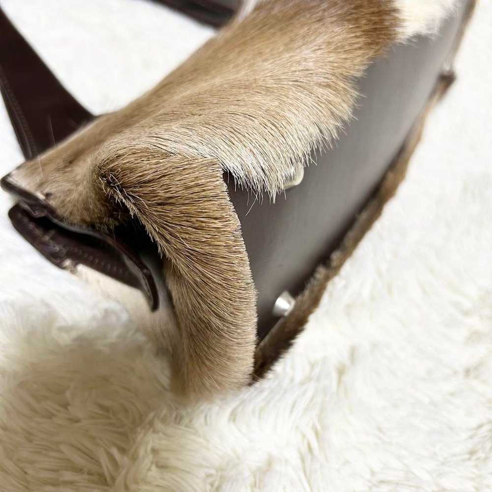 PAOLO MASI Paolo Masi Handbag Real Fur Brown. - image 10