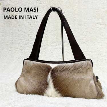 PAOLO MASI Paolo Masi Handbag Real Fur Brown. - image 1