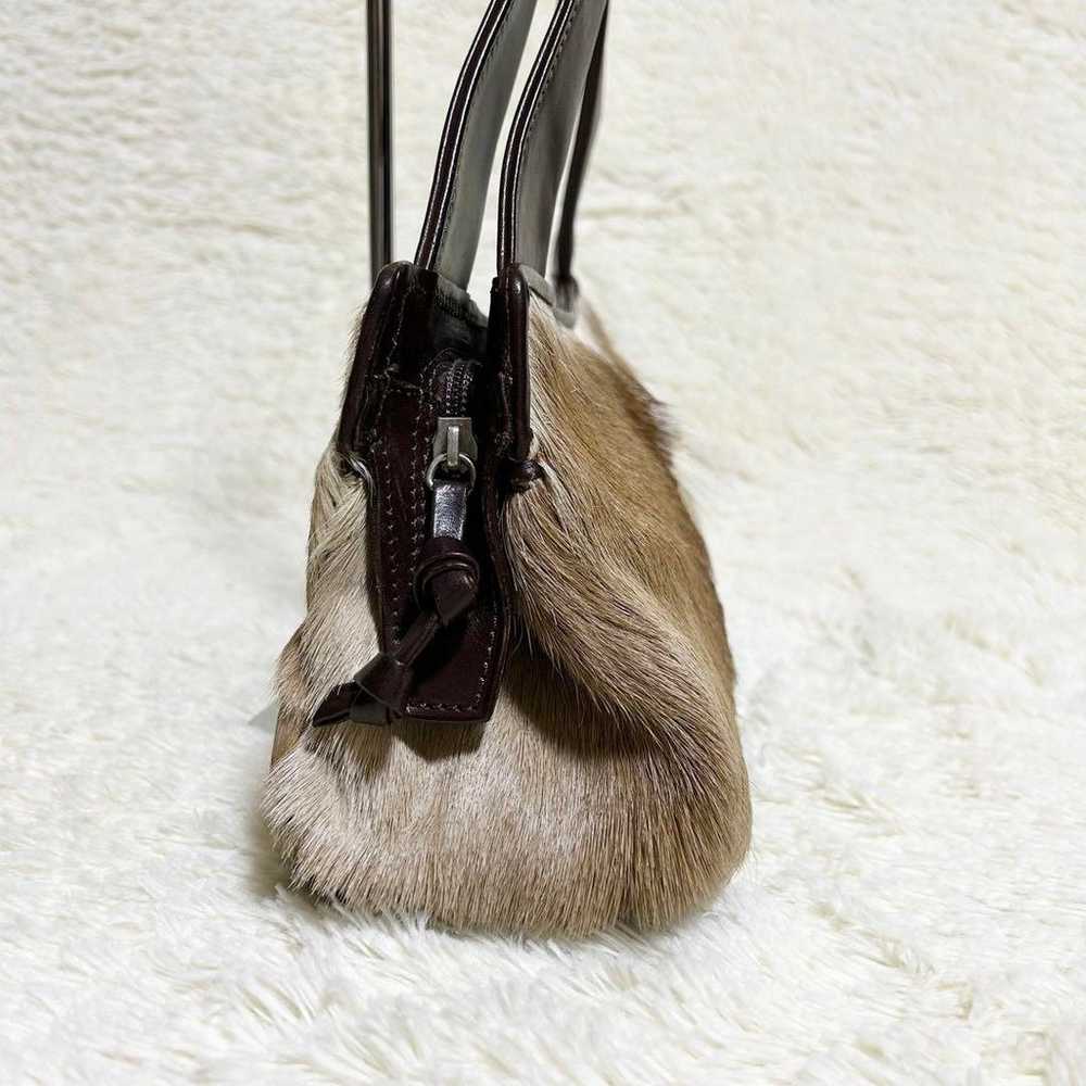 PAOLO MASI Paolo Masi Handbag Real Fur Brown. - image 4