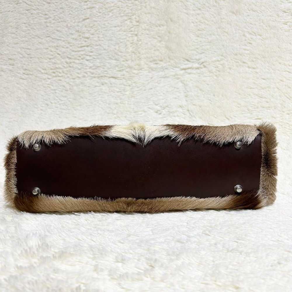 PAOLO MASI Paolo Masi Handbag Real Fur Brown. - image 6