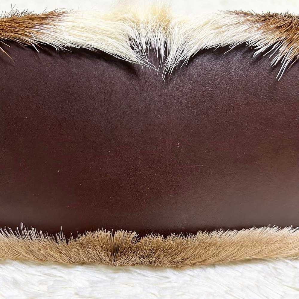 PAOLO MASI Paolo Masi Handbag Real Fur Brown. - image 7