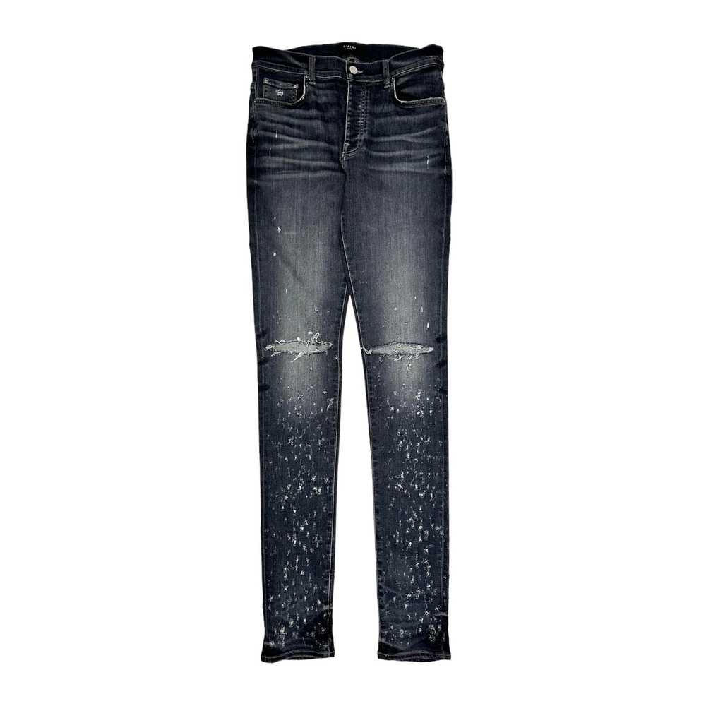 Amiri Amiri Shotgun Distressed Slit Knee Jeans Ag… - image 1