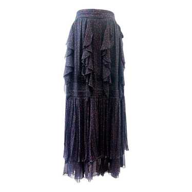 Dries Van Noten Silk maxi skirt