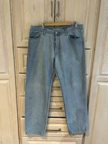 Vintage Vintage mens gianni versace couture denim… - image 1