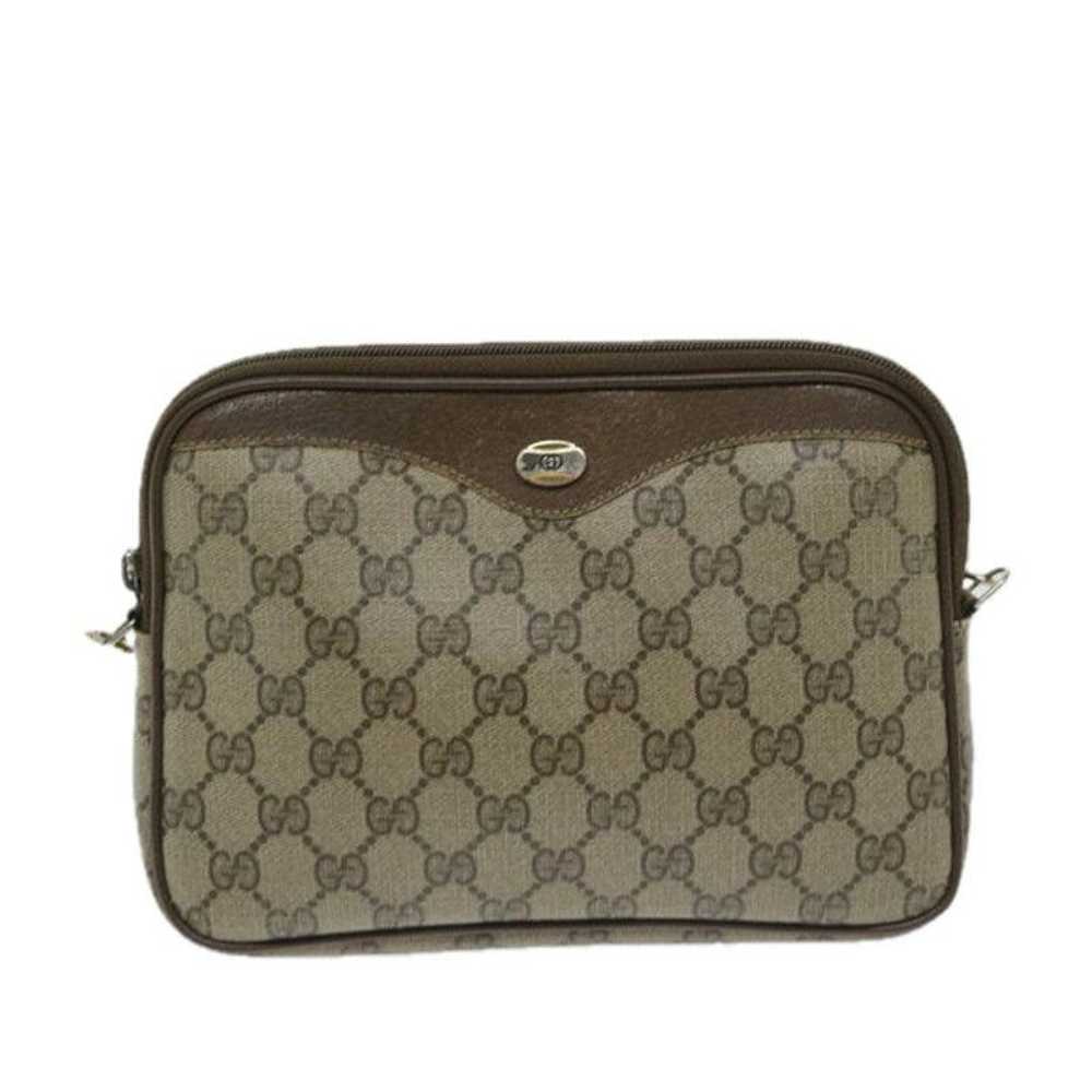 Gucci GUCCI GG Supreme Shoulder Bag PVC Beige 97 … - image 2