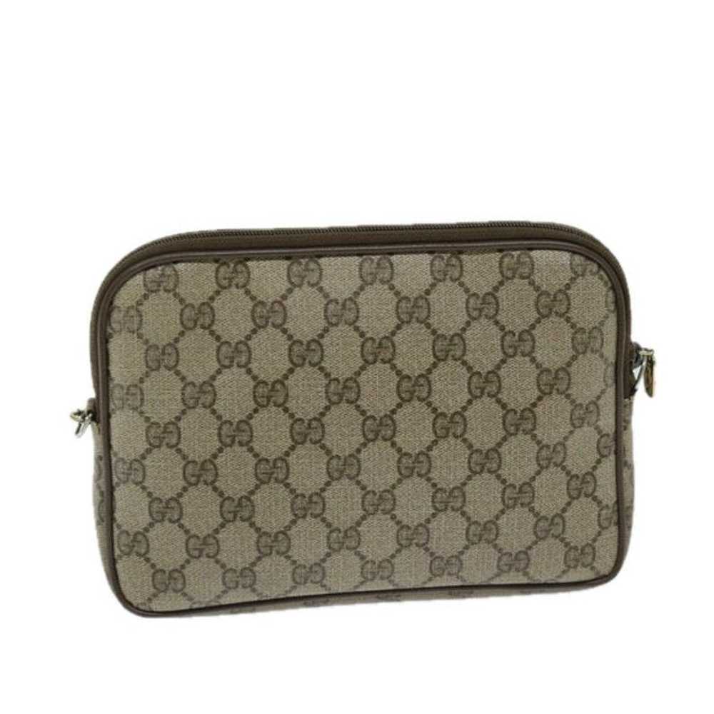 Gucci GUCCI GG Supreme Shoulder Bag PVC Beige 97 … - image 3