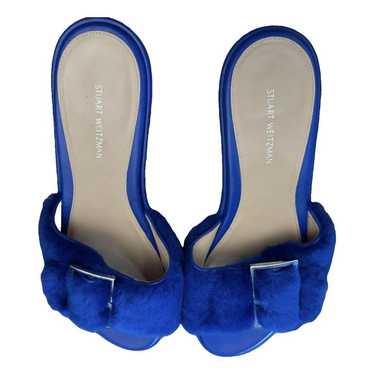 Stuart Weitzman Faux fur sandal - image 1