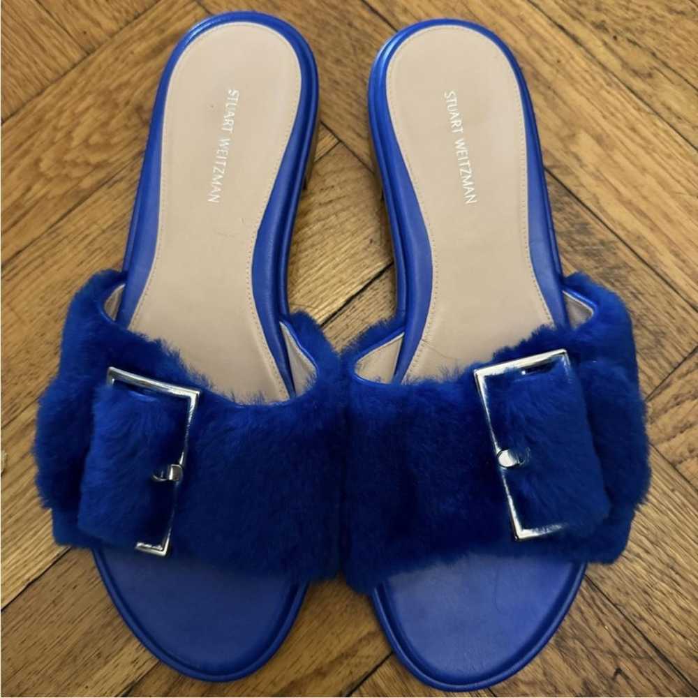 Stuart Weitzman Faux fur sandal - image 2