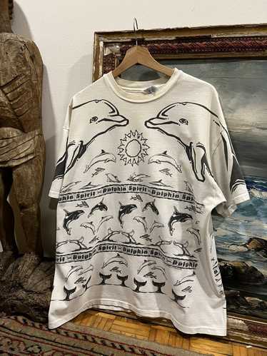 1990x Clothing × Animal Tee × Vintage 1993 Dolphi… - image 1