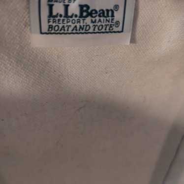 L.l.bean boat and tote bag canvas large size