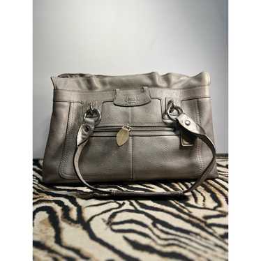 Coach Metallic Shoulder Handbag Purse - image 1