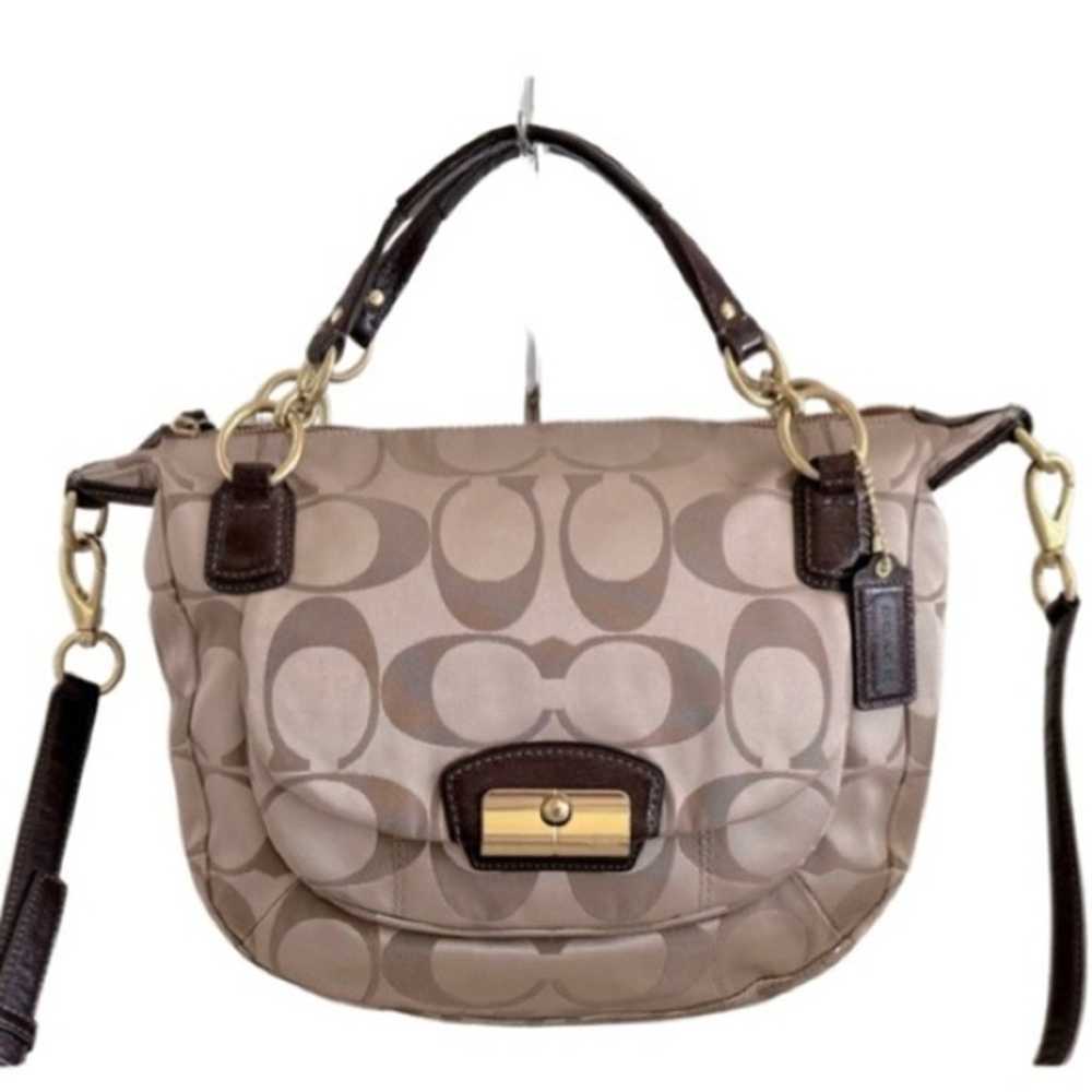 Vintage COACH Large C Coach Signature Christine H… - image 1