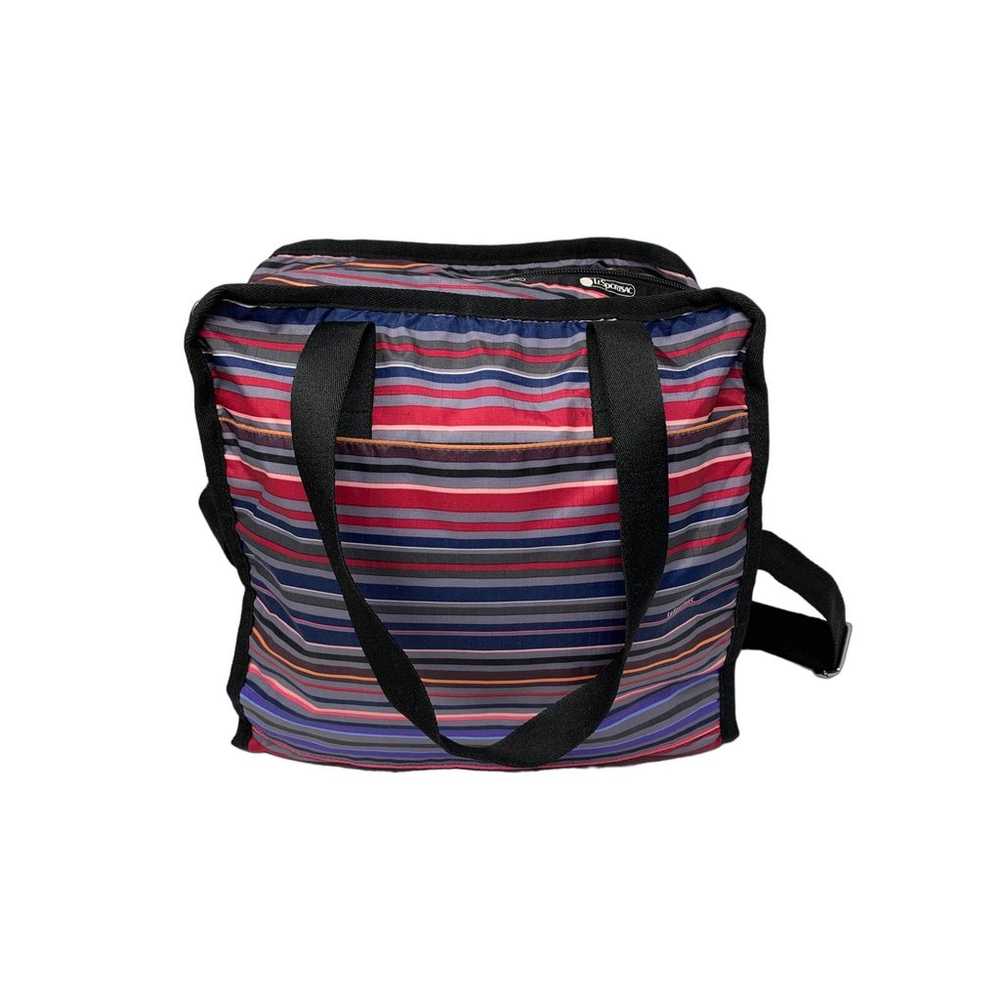 Le Sportsac Gabrielle Sunset Stripes Box Crossbod… - image 3