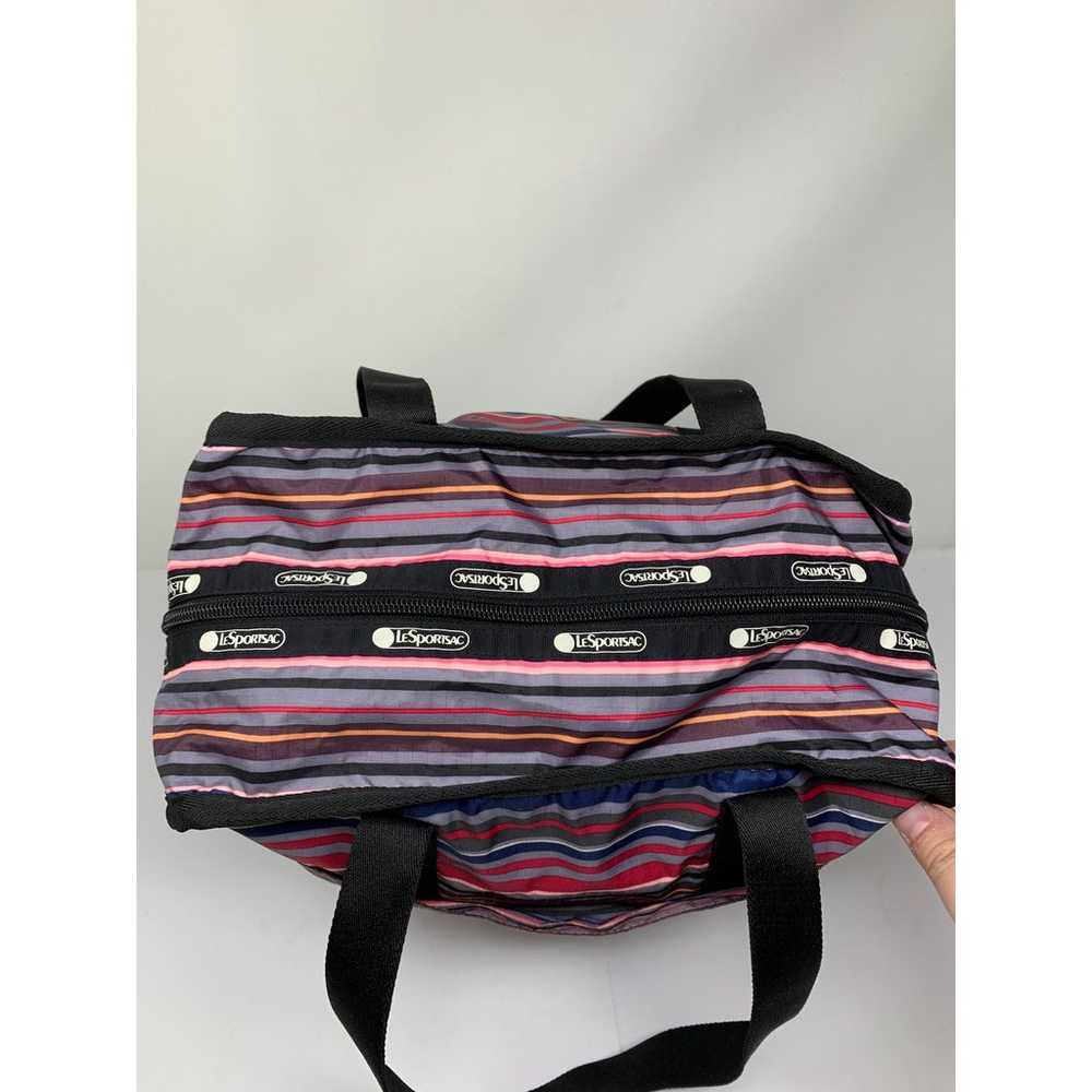 Le Sportsac Gabrielle Sunset Stripes Box Crossbod… - image 4