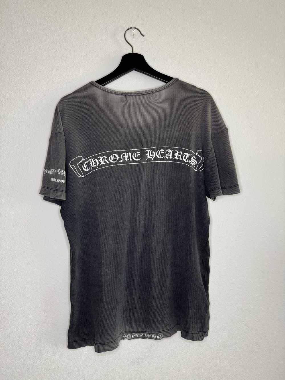 Chrome Hearts Thrashed Faded Scroll Logo T-Shirt - image 5