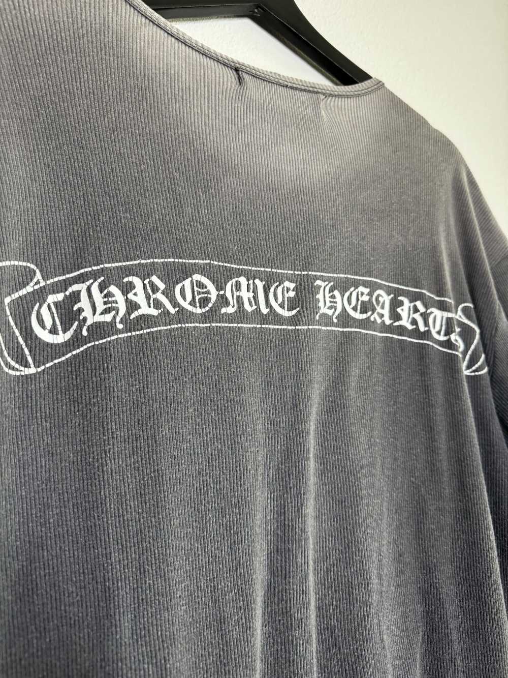 Chrome Hearts Thrashed Faded Scroll Logo T-Shirt - image 6