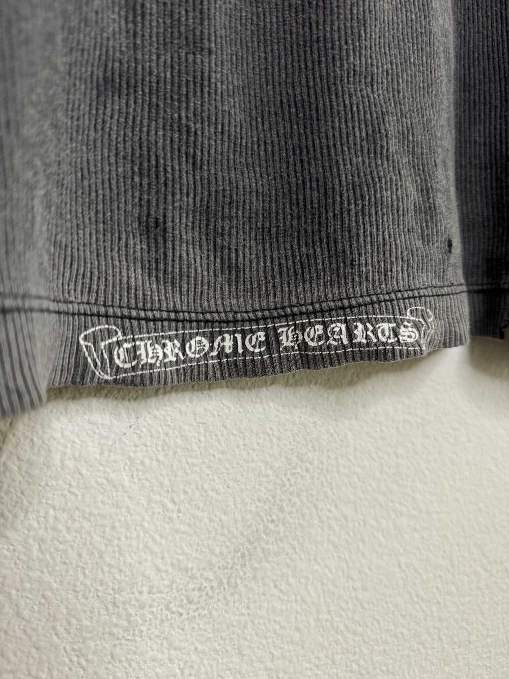 Chrome Hearts Thrashed Faded Scroll Logo T-Shirt - image 7