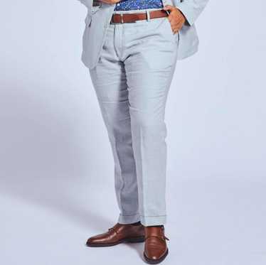 Kirrin Finch Light Gray Linen Pants - image 1