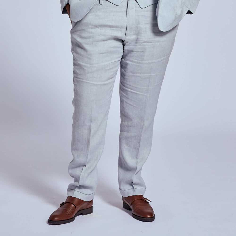 Kirrin Finch Light Gray Linen Pants - image 2