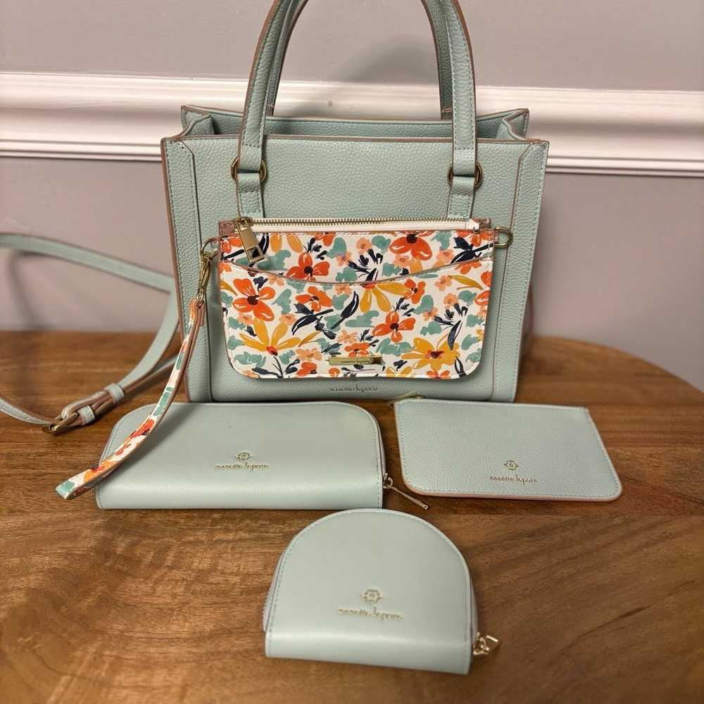 Nanette Lepore mint green bag - image 1