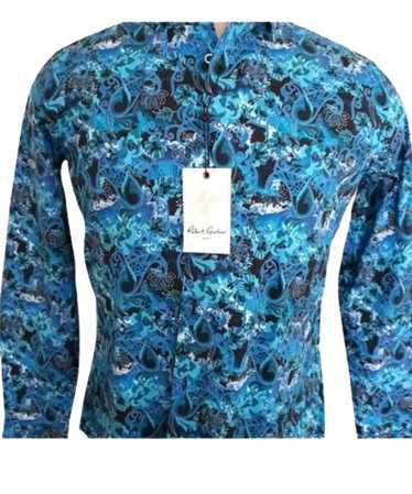 Robert Graham Blue Black Paisley