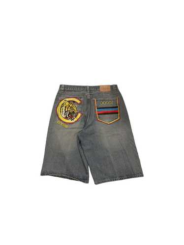 Coogi Y2K Coogi Embroidered Tiger Blue Baggy Jean 