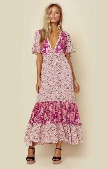 Spell USA Winona Maxi Dress Berry