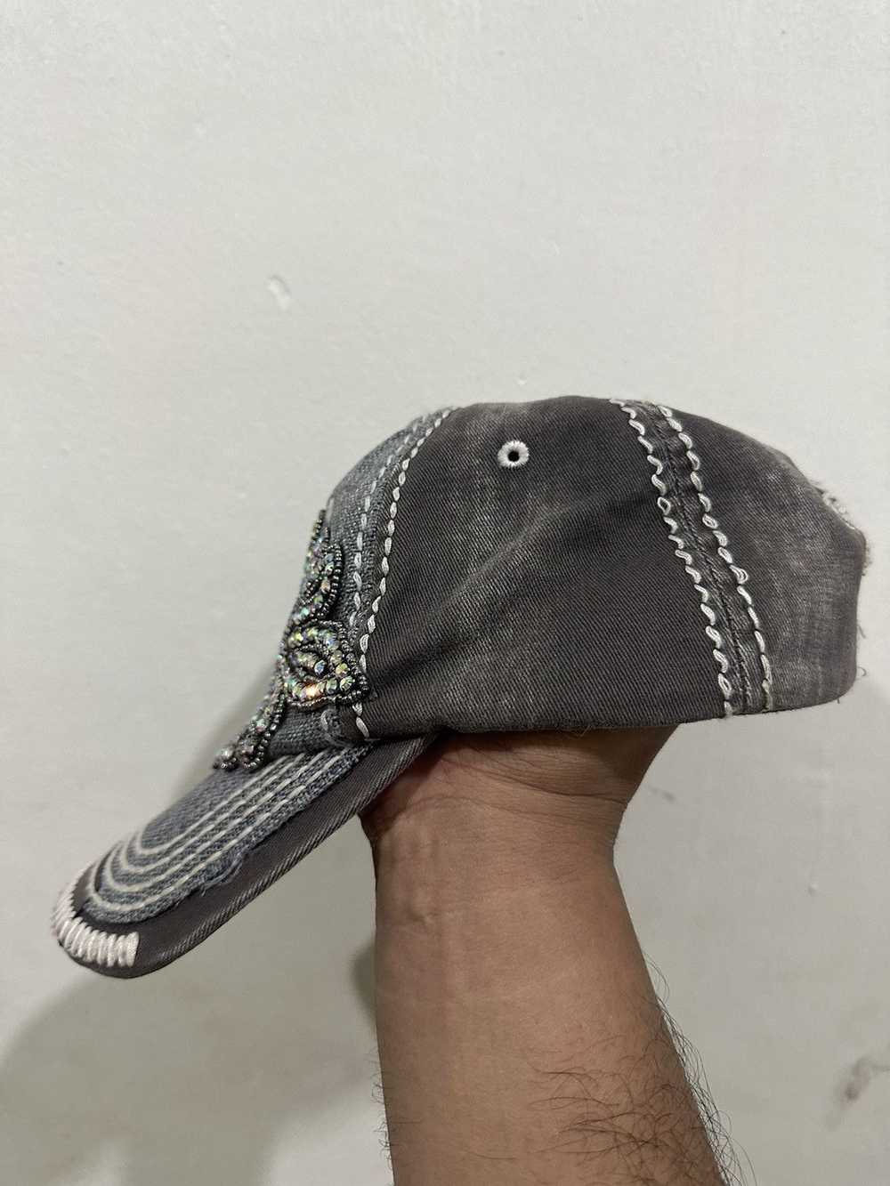 Other × Vintage Rare Olive & Pique Swarovski Hat - image 3