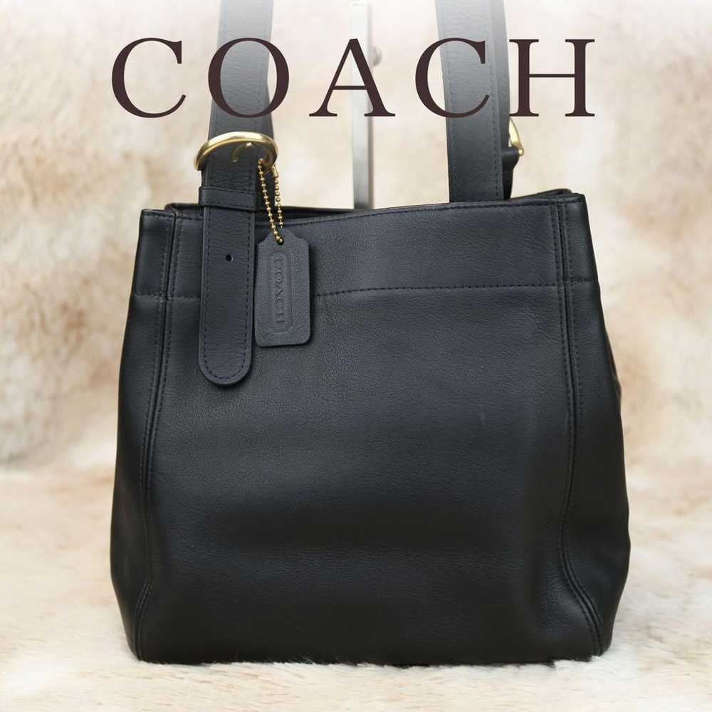 Coach Old Coach Bag Shoulder Bag Black Ladies - image 1