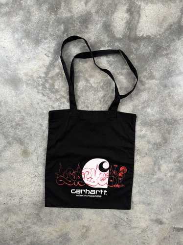 Carhartt Wip Carhartt W.I.P Black Logo Tote Bag WI